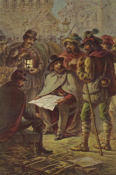 Garibaldi y los guías campesinos de English School